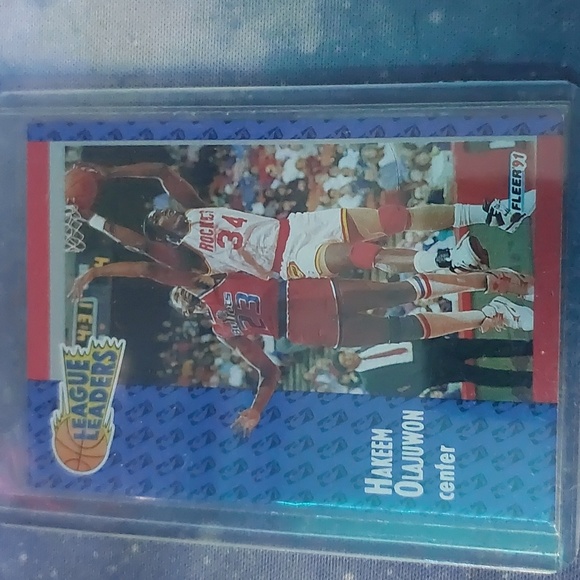 League leaders 223 Hakeem Olajuwon - Picture 1 of 3
